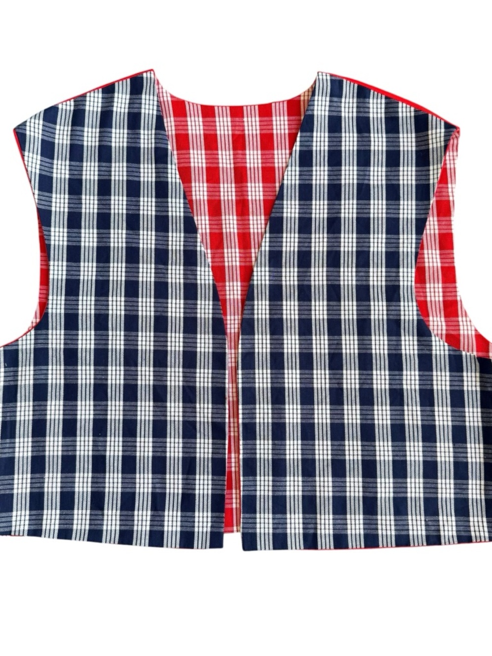 Hawaii PALAKA Vest Open Front Possibly Reversible Fits Women’s Large-XL